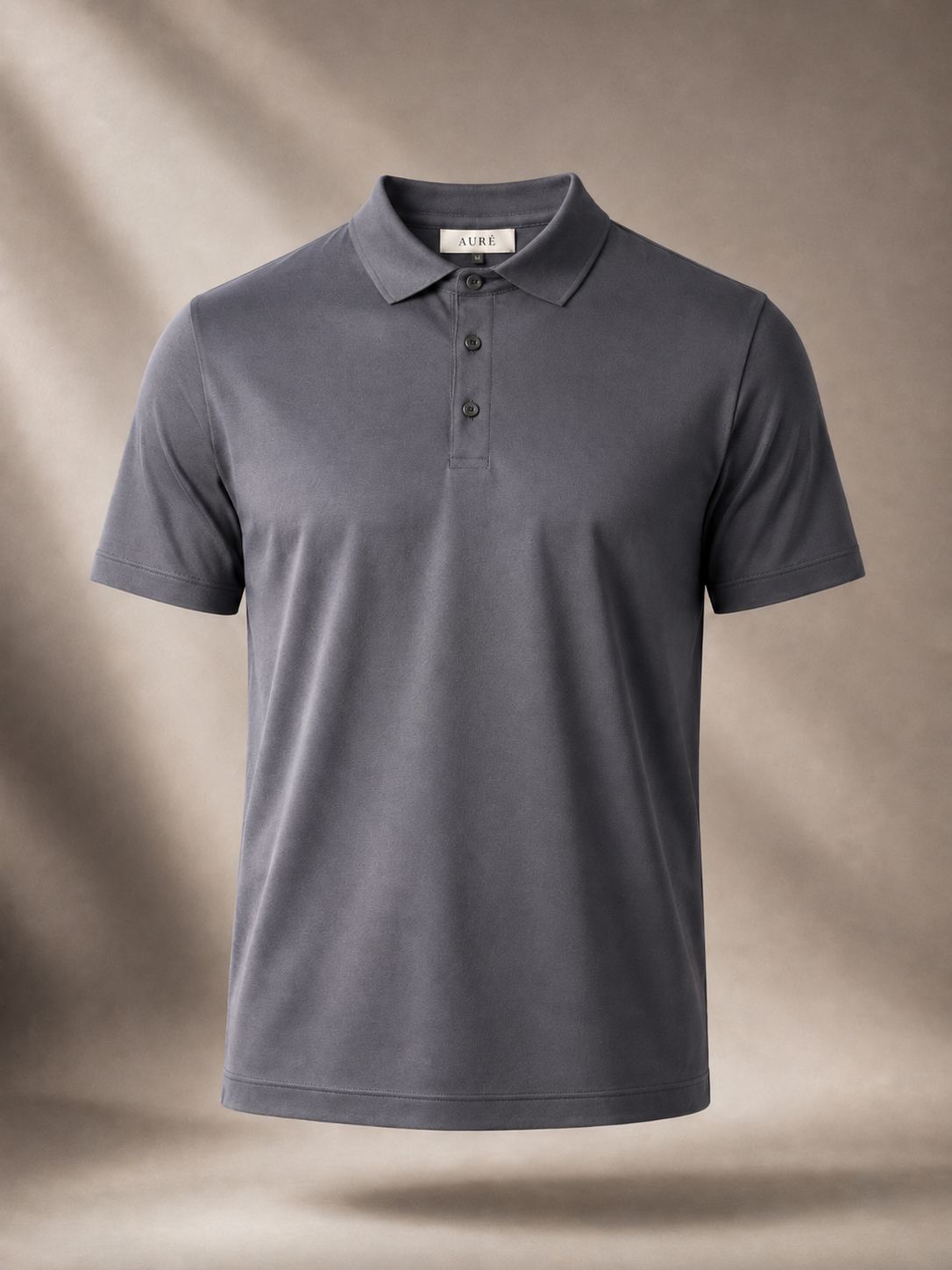 A U R É | Mercerized Polo Ash Grey