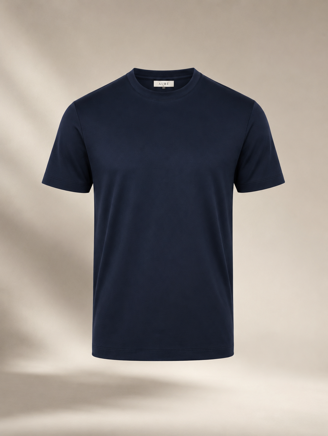 A U R É | Mercerized T-Shirt Deep Blue