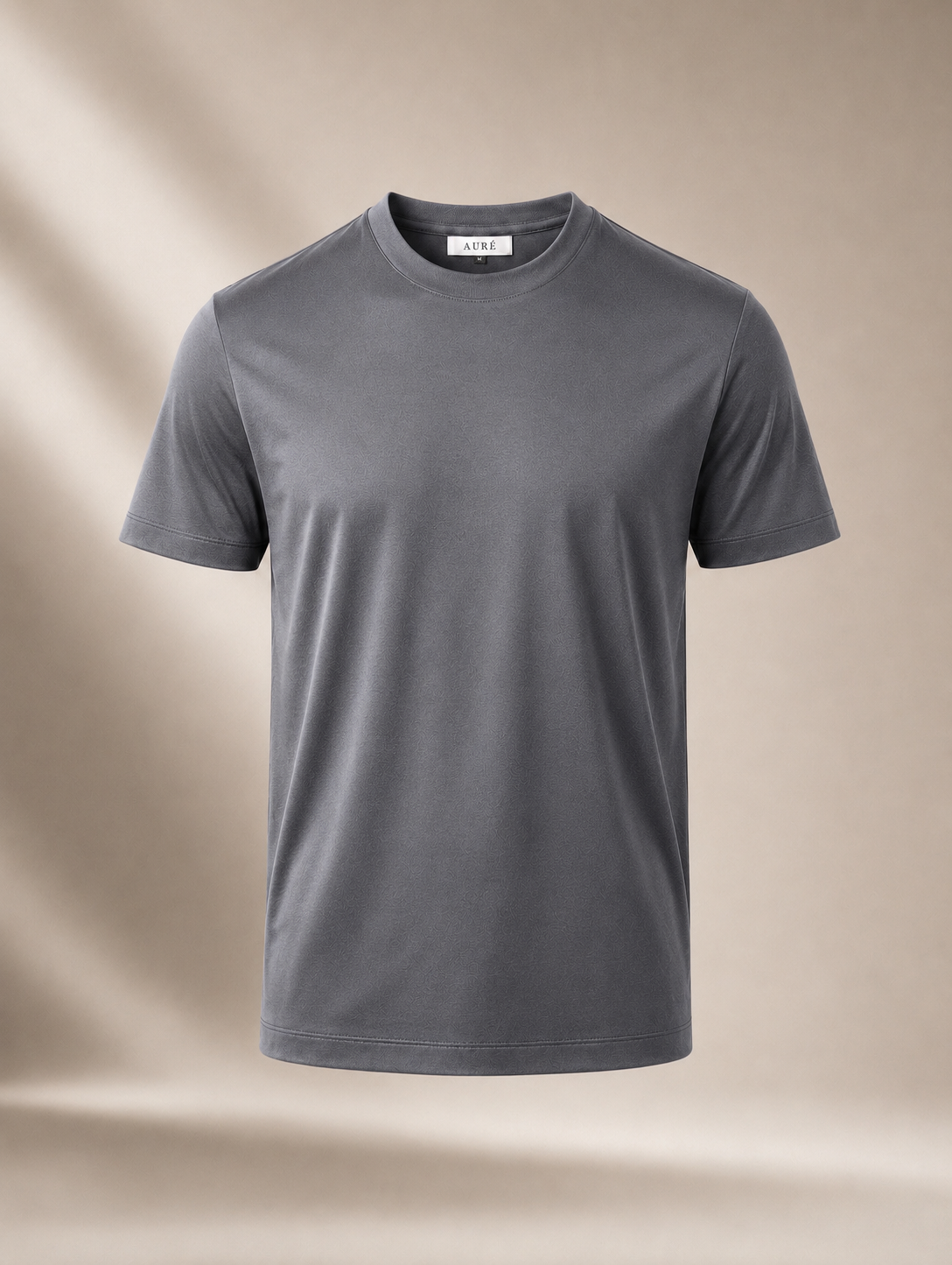 A U R É | Mercerized T-Shirt Ash Grey