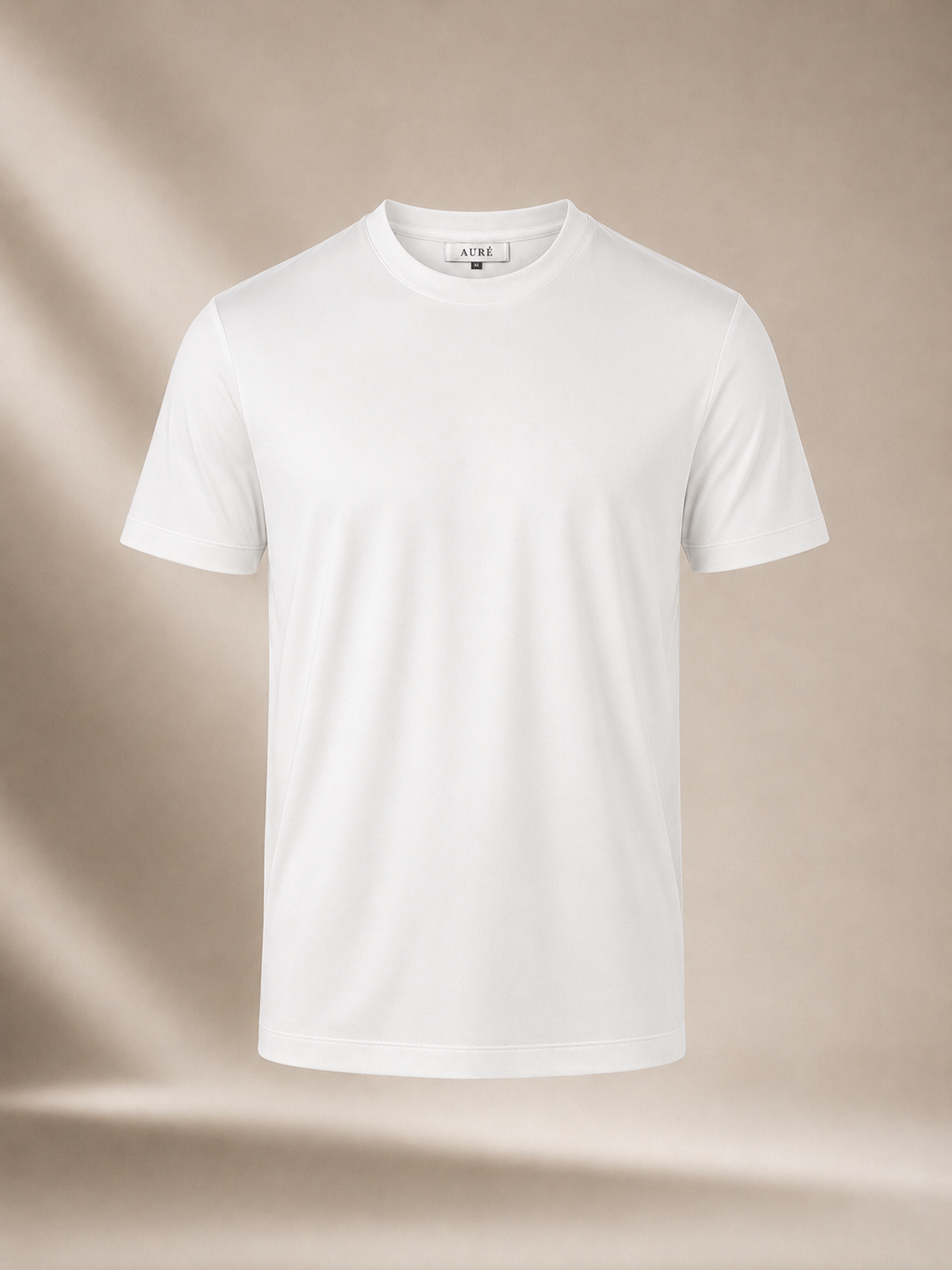 A U R É | Mercerized T-Shirt Ivory White