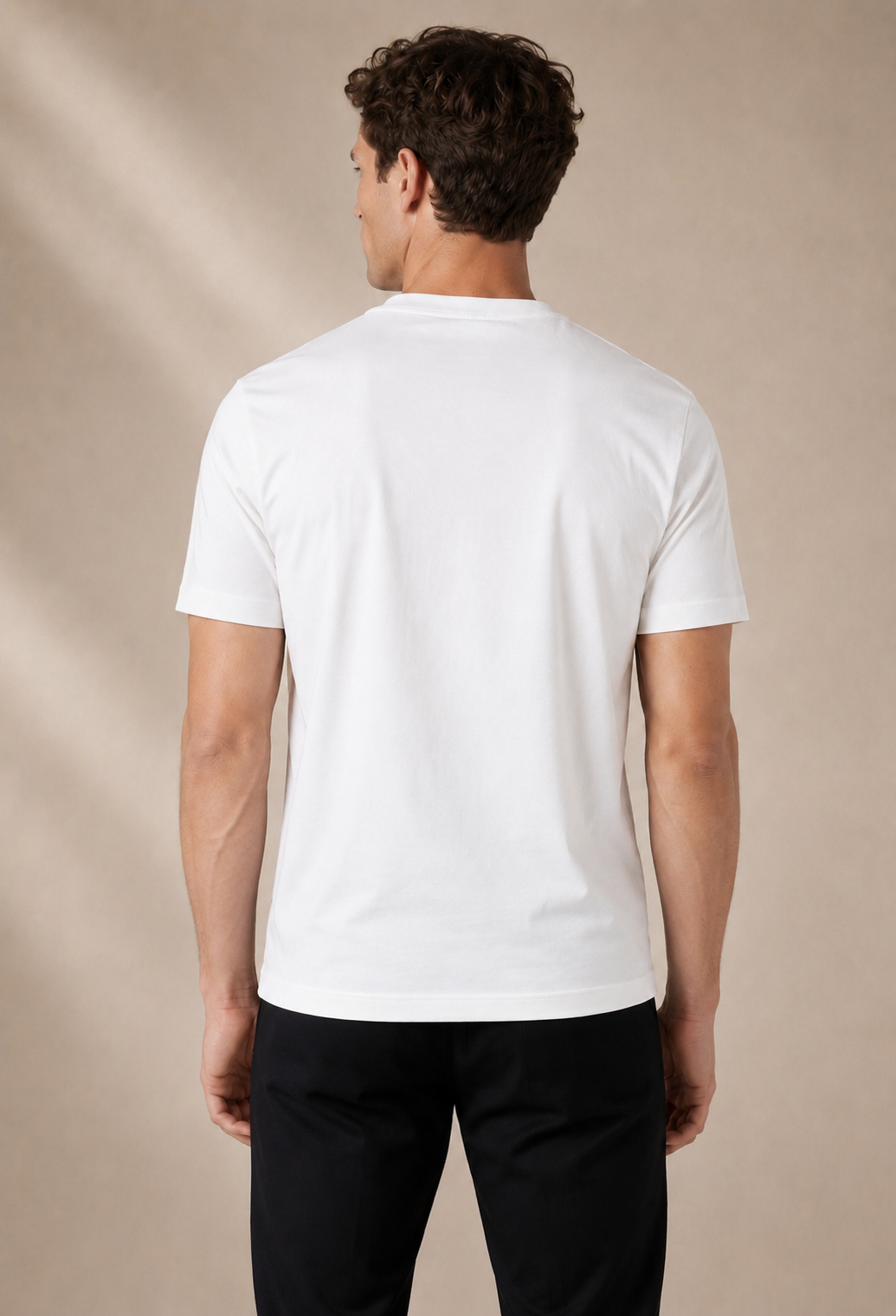 A U R É | Mercerized T-Shirt Ivory White