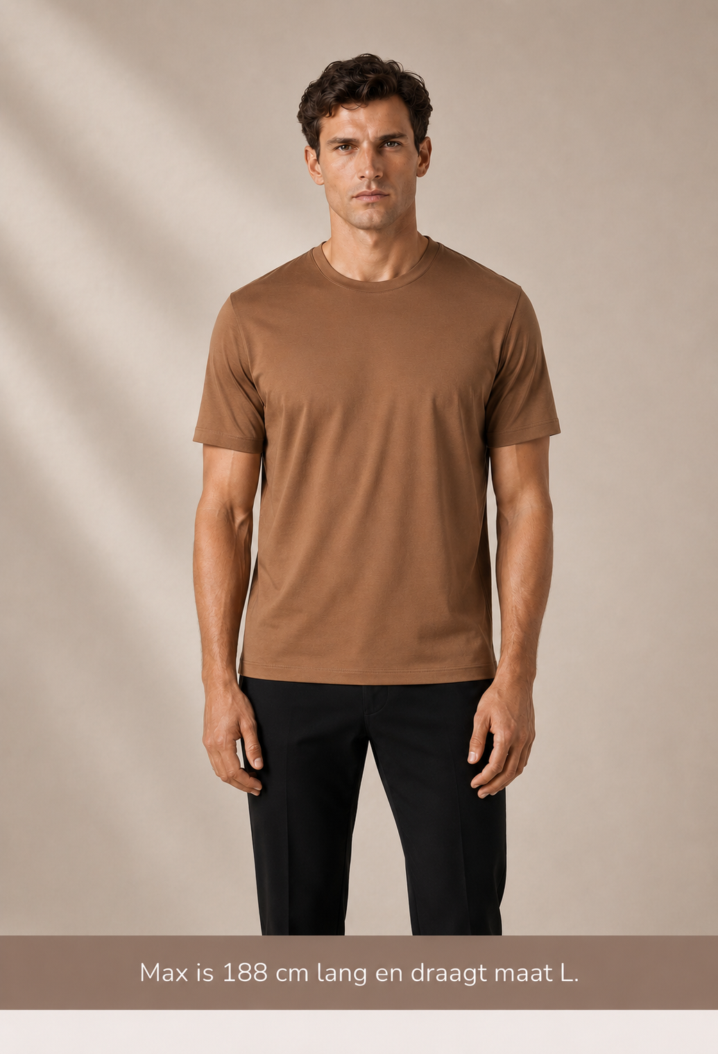 A U R É | Mercerized T-Shirt Mocha Essence