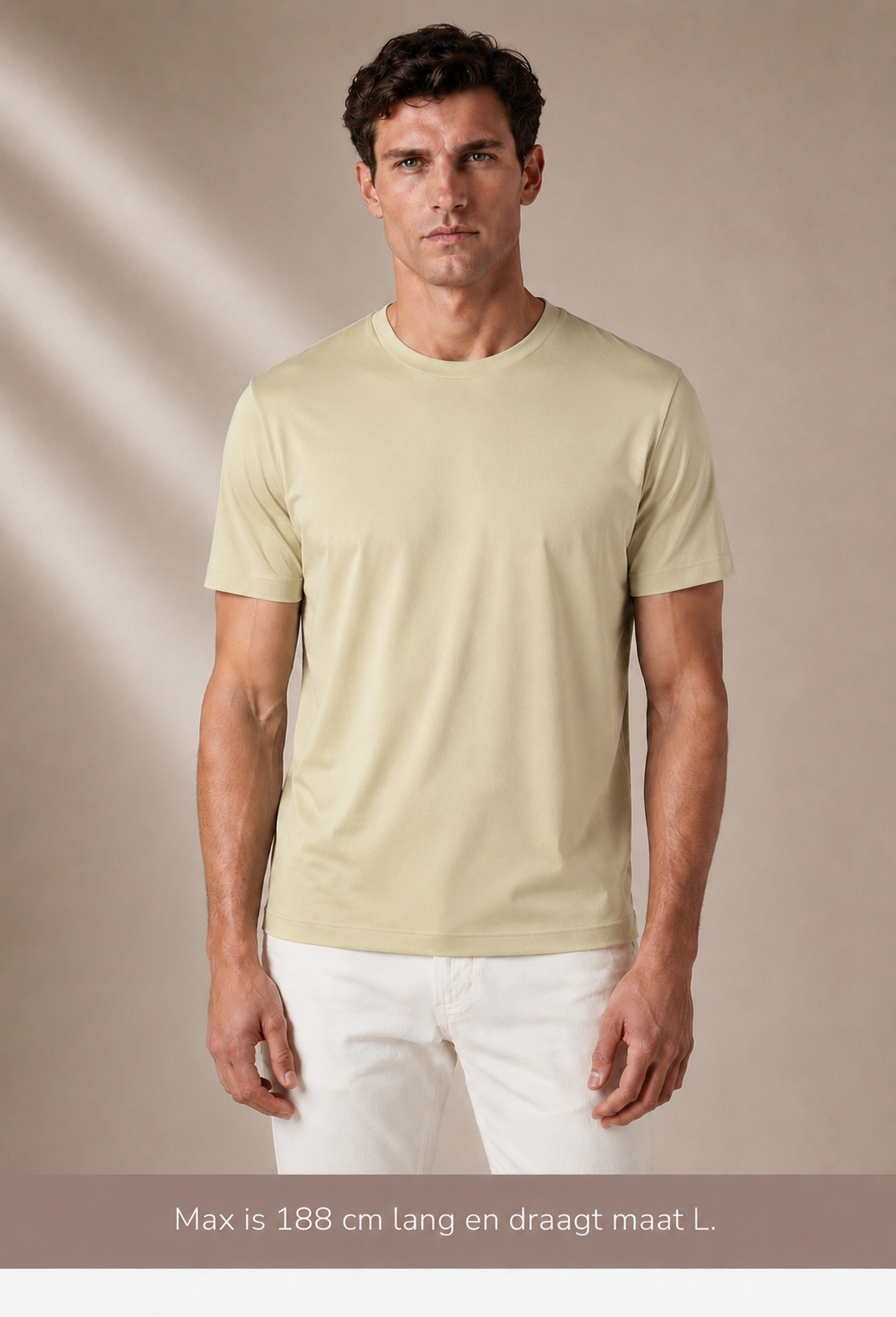 A U R É | Mercerized T-Shirt Soft Lemon
