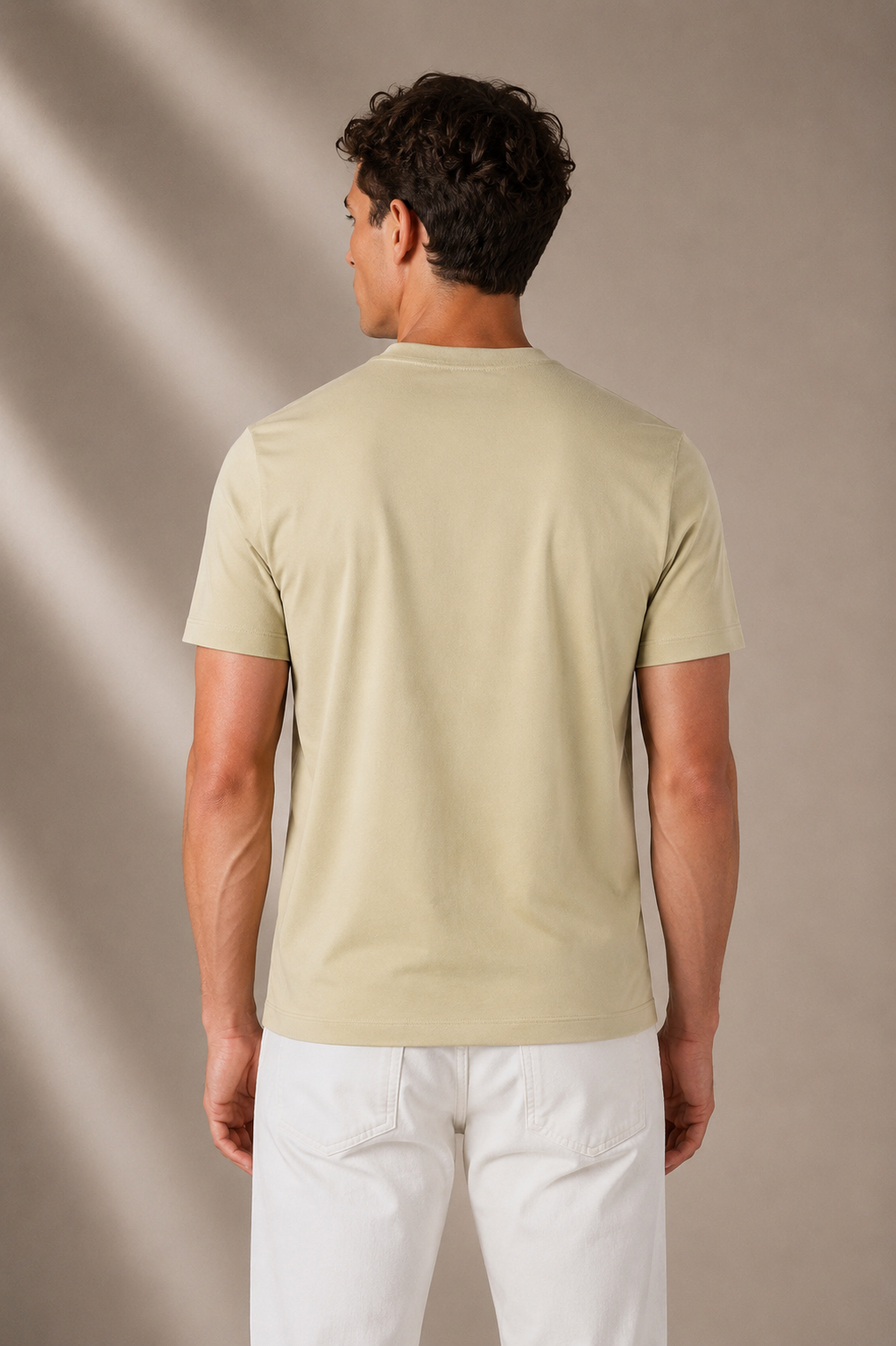 A U R É | Mercerized T-Shirt Soft Lemon